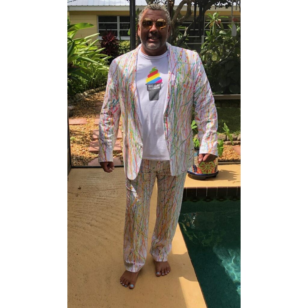 Our friend and officiant, Norman Jones. Because of you Norman, we found love.