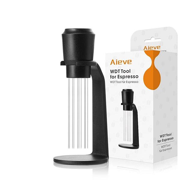 AIEVE WDT Tool Espresso Distribution Tool, 0.4mm Espresso Stirrer Espresso Tools Espresso Needle Distributor Espresso Coffee Accessories for Solve Coffee Clumping Espresso Geeks Gift Christmas Present