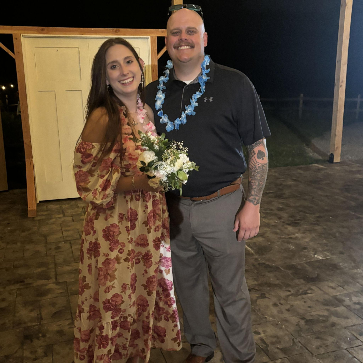Caught the bouquet at Angeline's friend Kierston's wedding June 2025, and a year later... FINALLY! LOL