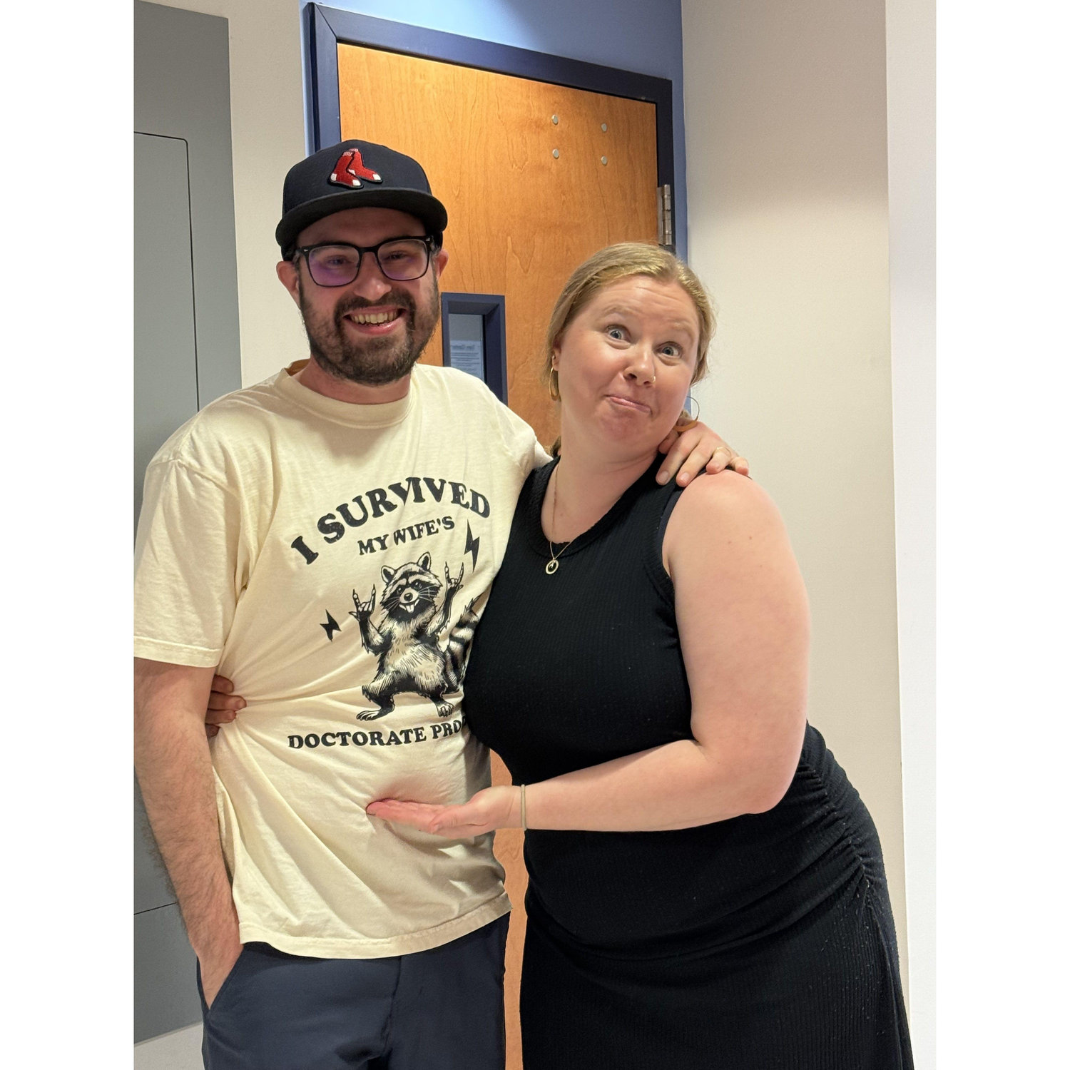After Emily successfully defended her PhD Dissertation!