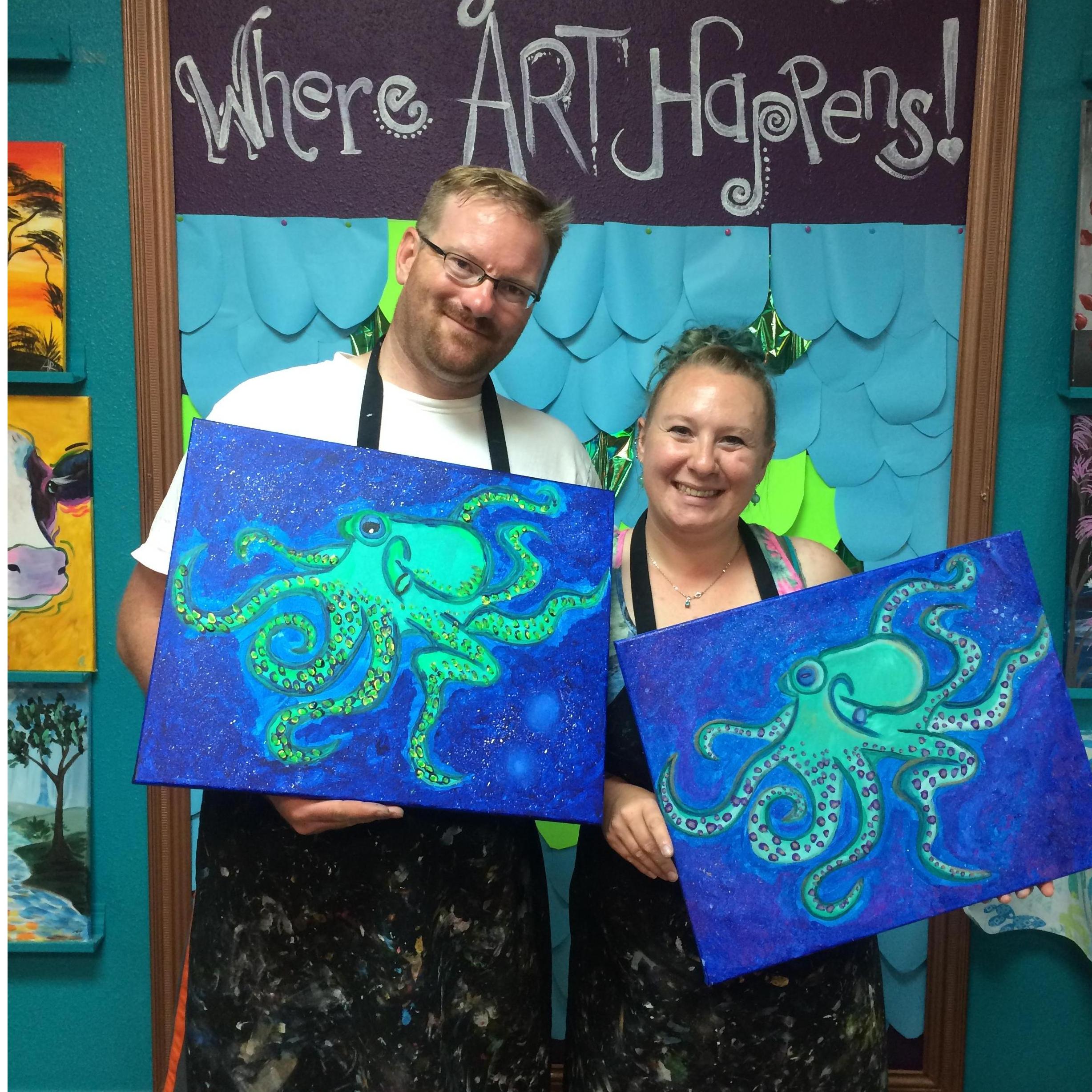 Painting date night!