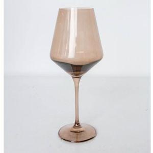 Estelle Stemware Wine Glass | Amber Smoke