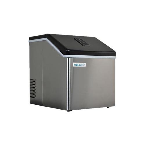 NewAir 40-lb Clear Ice Maker - Stainless Steel - Stainless steel
