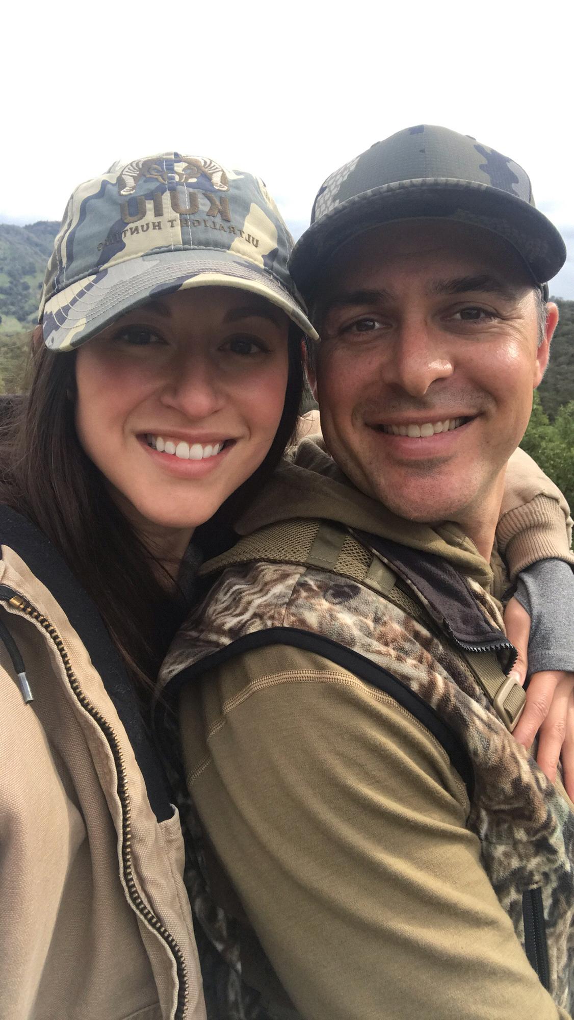 Sometimes Justine will join Matt when he’s hunting...