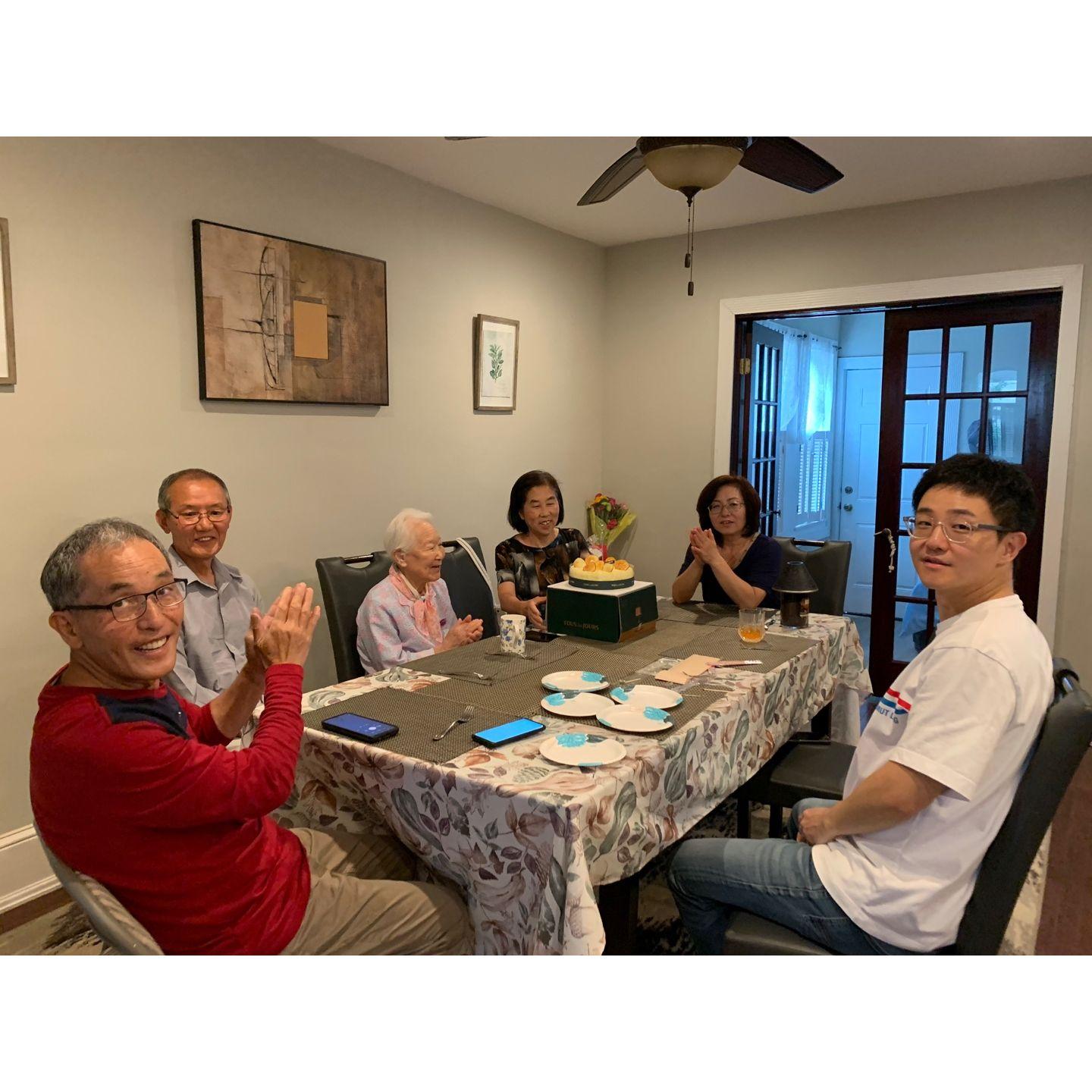 mother's day with grandma