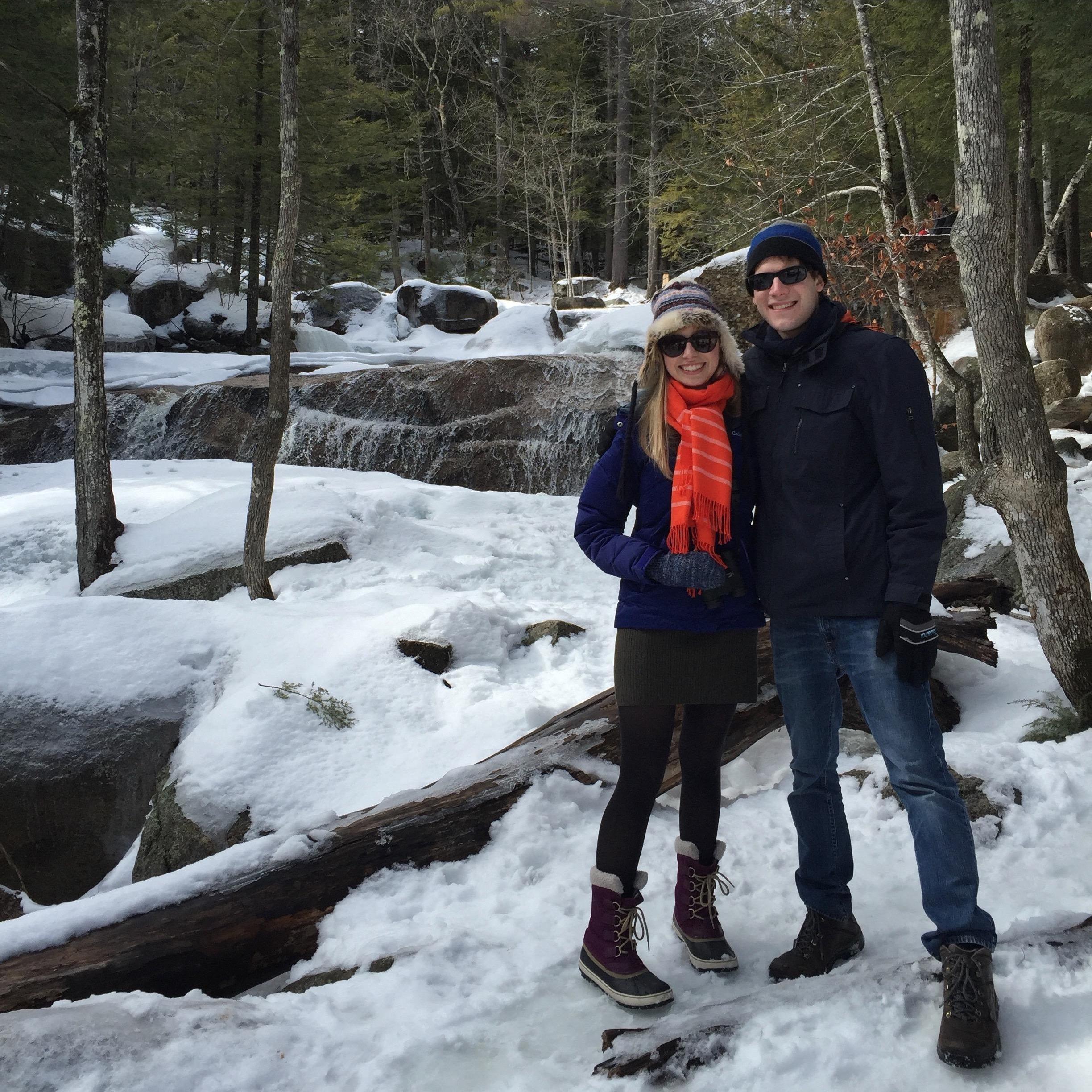 In the White Mountains in New Hampshire