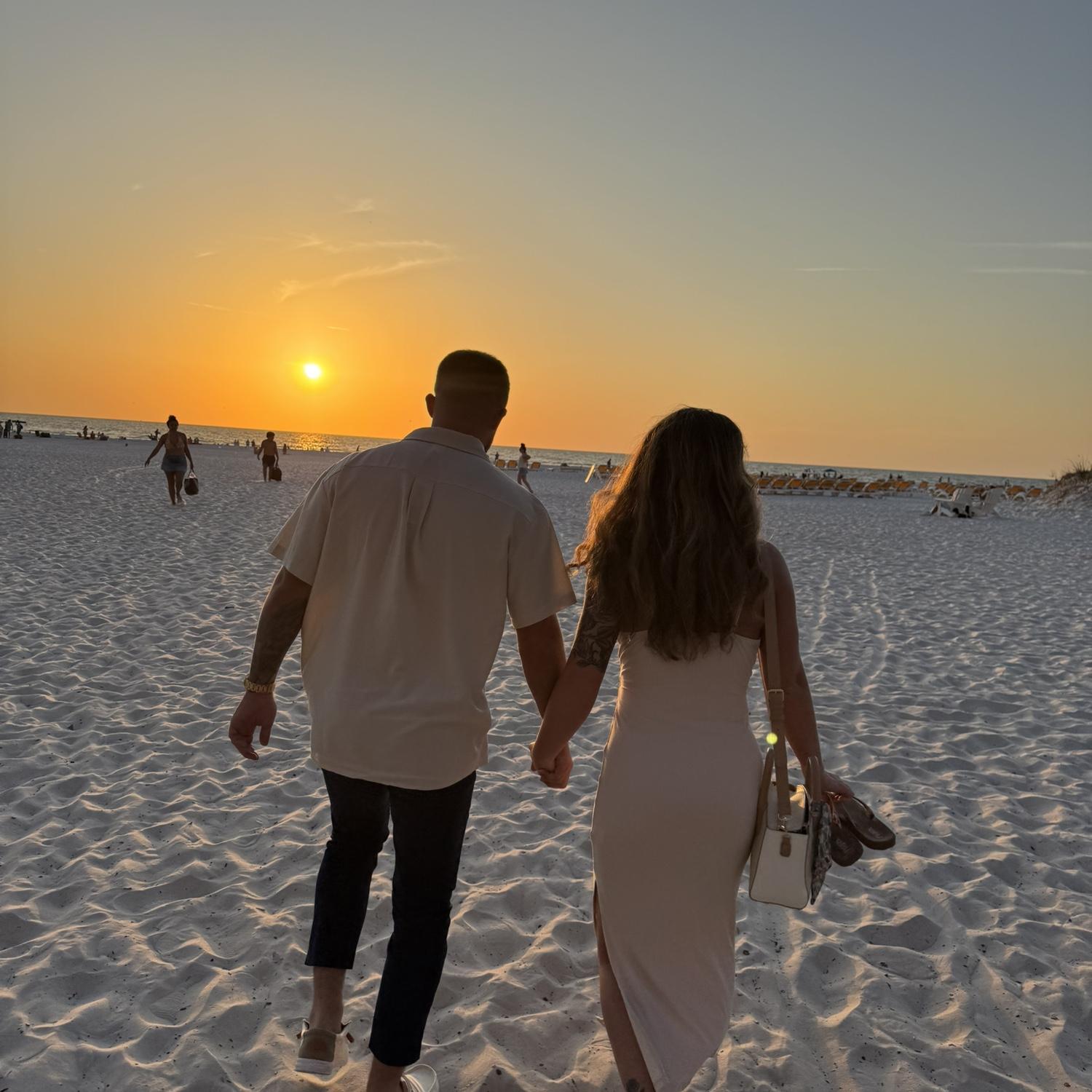 One year and a week later… Only moments before the big question