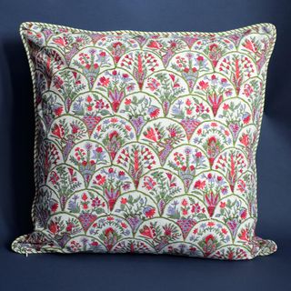 Arch Blockprint Reversible Pillow Cover