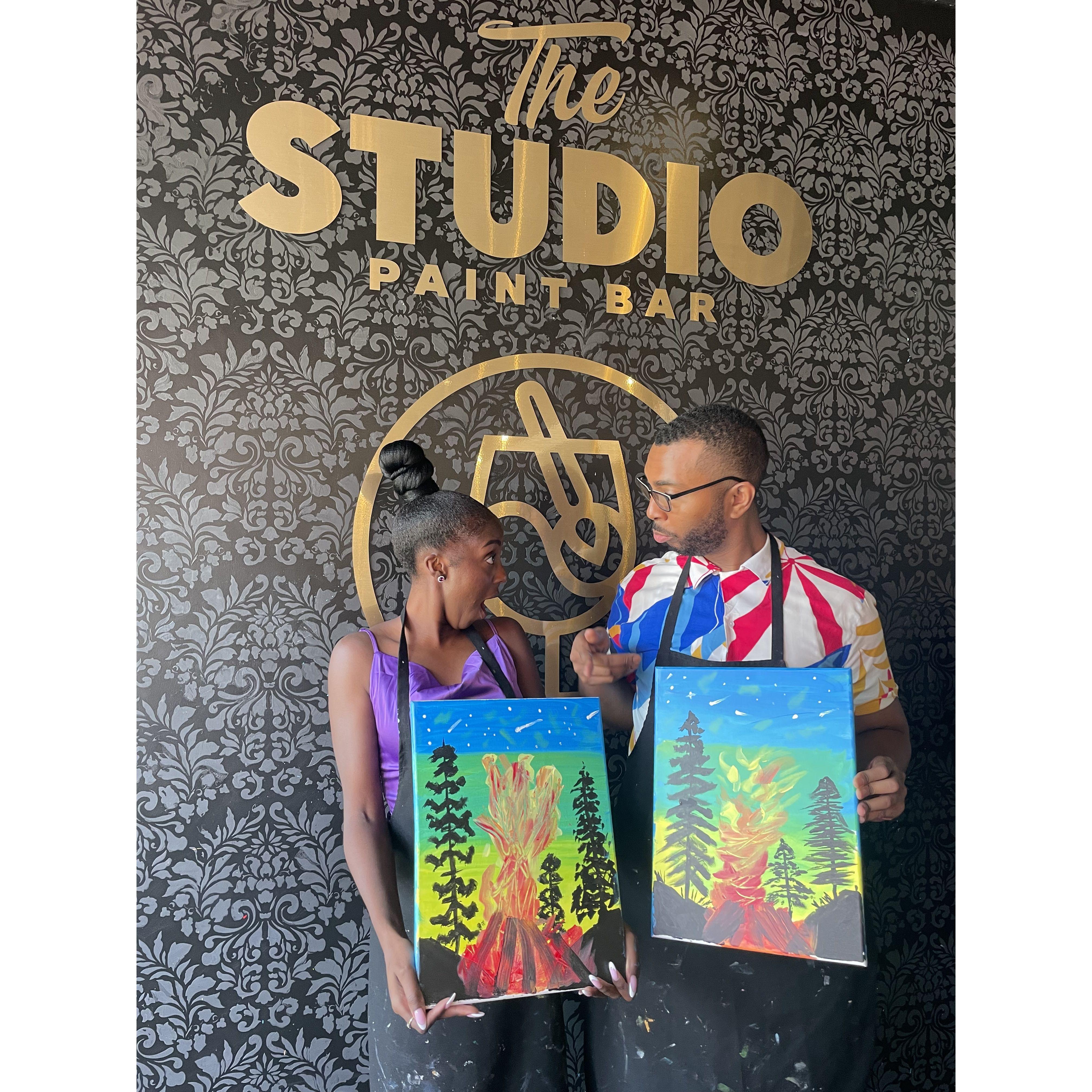 Bianca's 27th Birthday at The Studio Paint Bar.