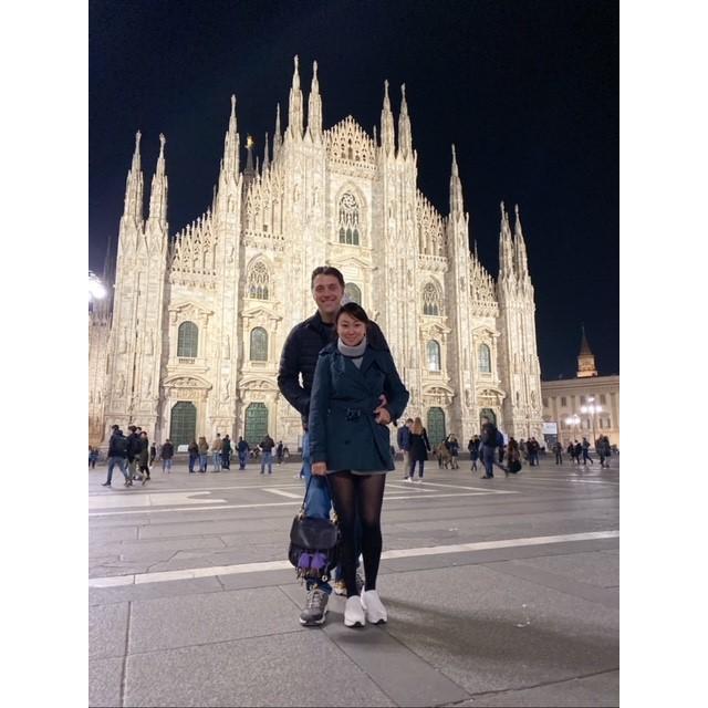 Our Valentine's Day trip to Milan. Erik contributing to Debbie's yearly travel goals...