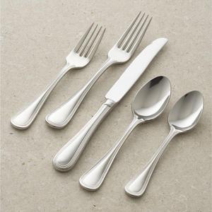 5pc Matte Finish Flatware Set Black - Hearth & Hand™ with Magnolia