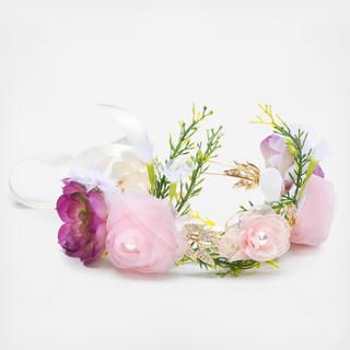 Faux Flower Crown Headband
