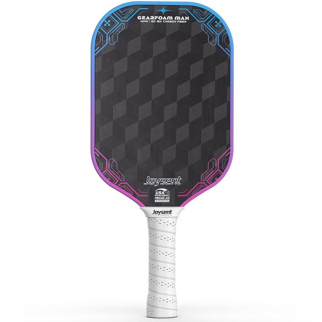 Joysent 3D-T700-18K Carbon Fiber Pickleball Paddle with 14mm Foam Core, USAPA Approved Premium Pickle Ball Racket Set with Enhanced Spin, Balance Control & Power, Gearfoam Max