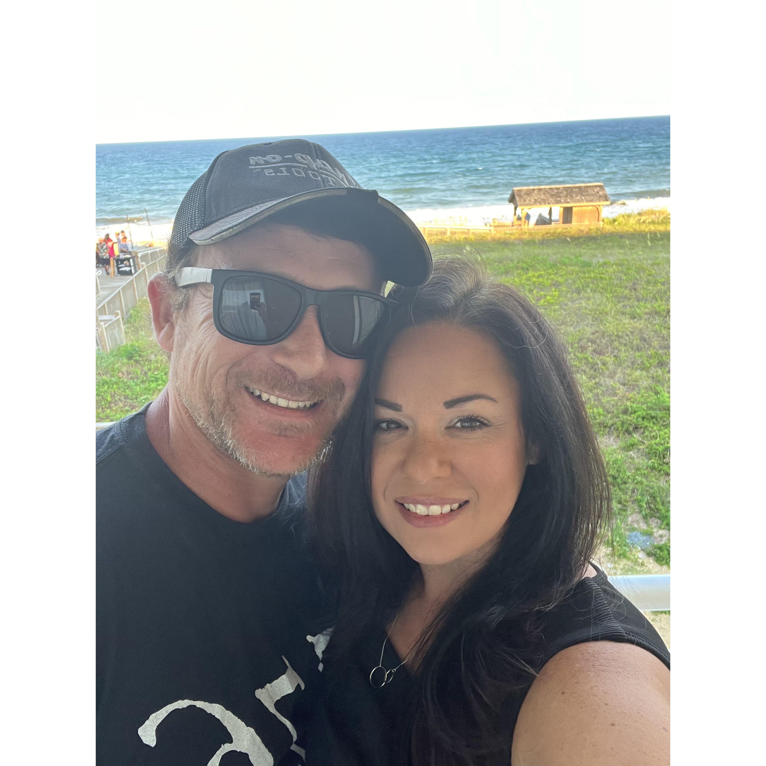 Our 1st Anniversary celebration in Outer Banks