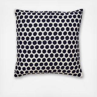 Yorkville Embroidered Dot Throw Pillow