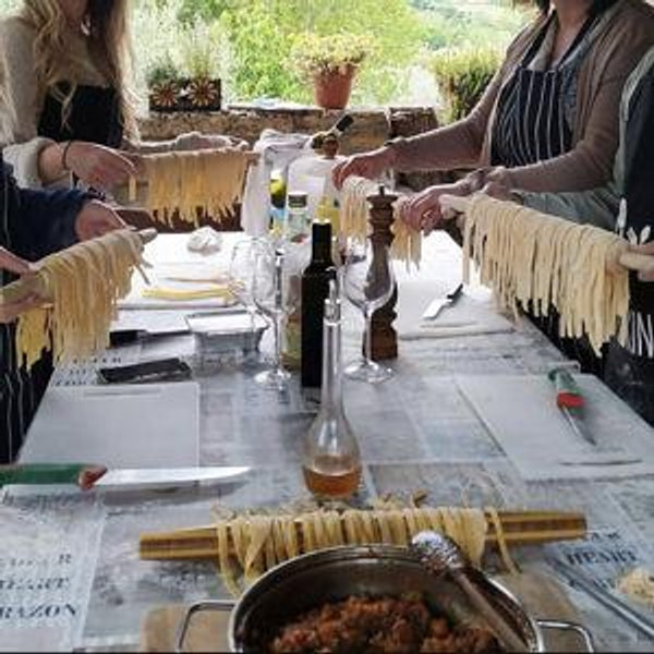 Tuscan Cooking Class & Wine Tasting for Erin & Brandon