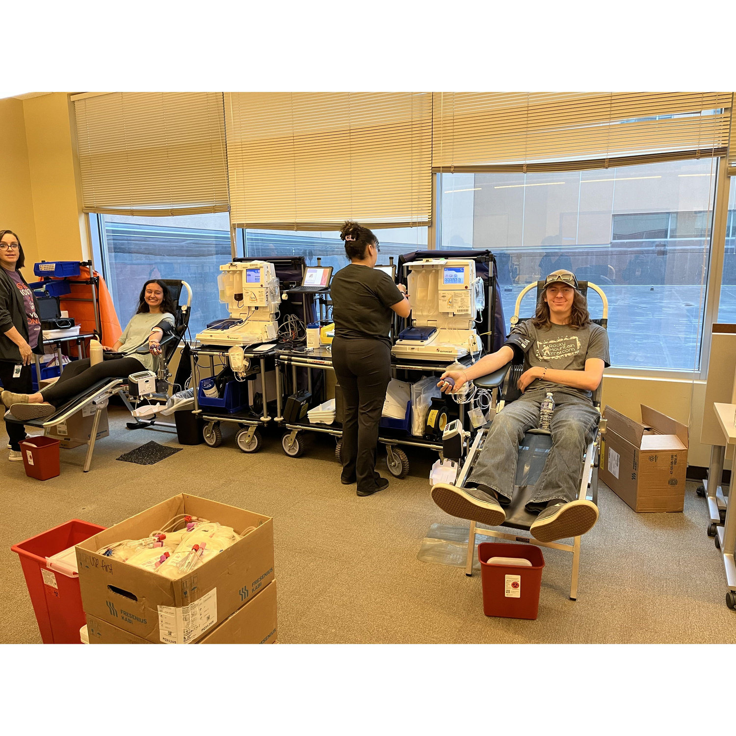 Donating blood date
