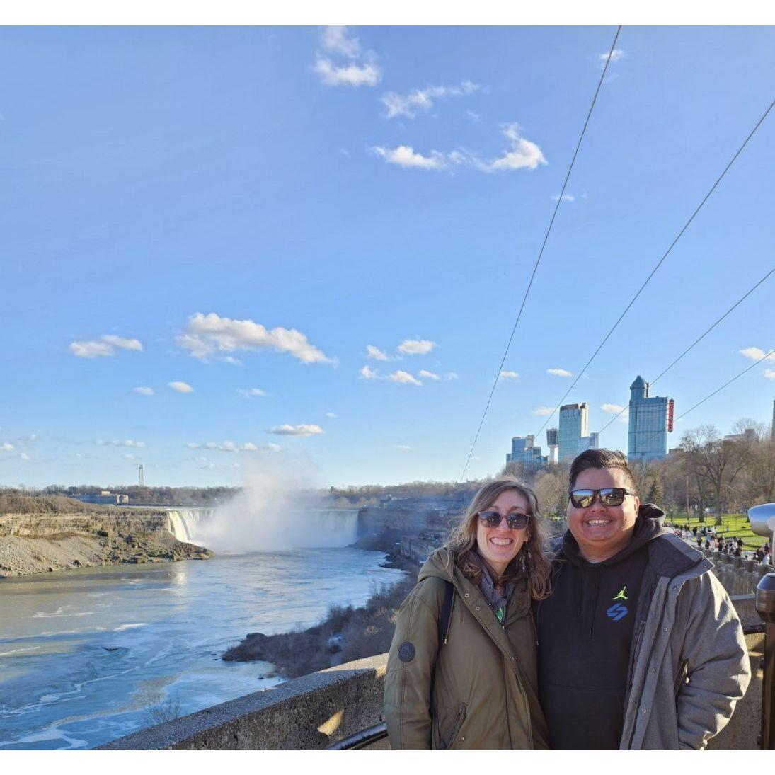 Mike's first recollected trip to Niagara Falls. Canada side for the win. April 2024