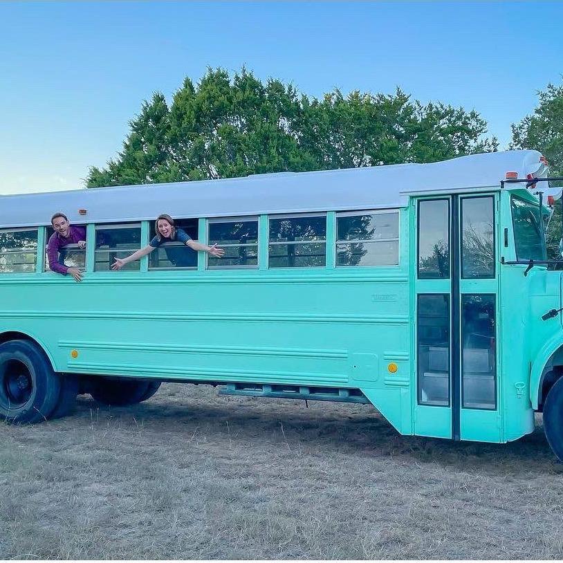 We found our dream bus! Now onto building our tiny home on wheels :)