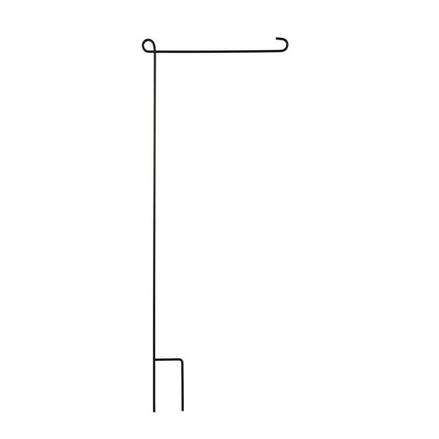 Evergreen Flag Elegant Sturdy Metal Garden Flag Stand - 18" Long x 44" High