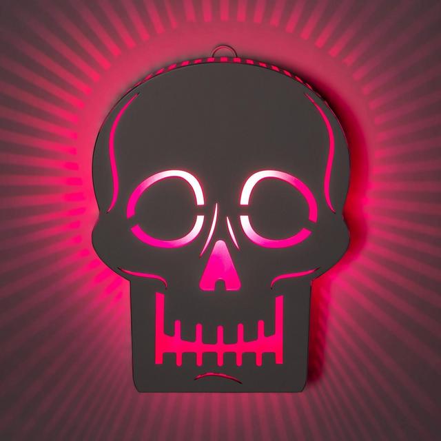 Backlit Color Changing LED Skull Halloween Lighted Décor - Hyde & EEK! Boutique™