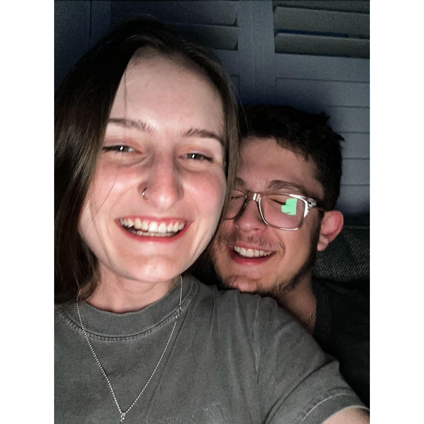 Our first month into dating