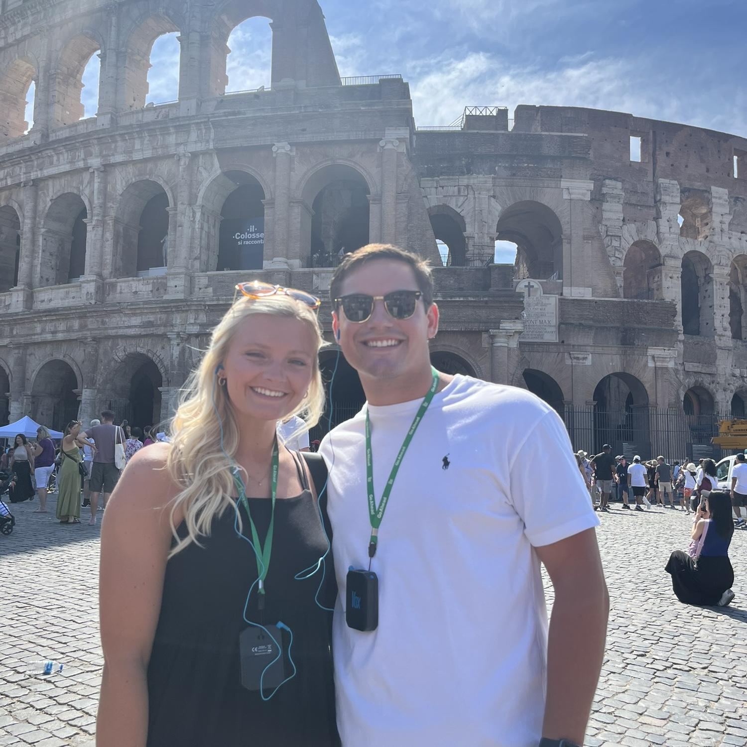 When in Rome! Lots of pasta, wine, and gelato! 6.7.2024