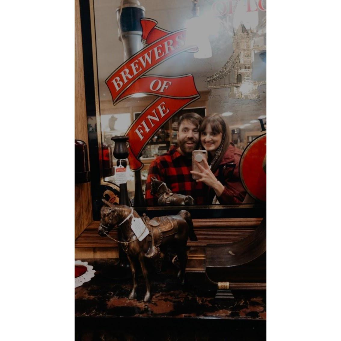 Lots of Flea Market trips for us on dates! This was a large one in Findlay (our half way date spot).