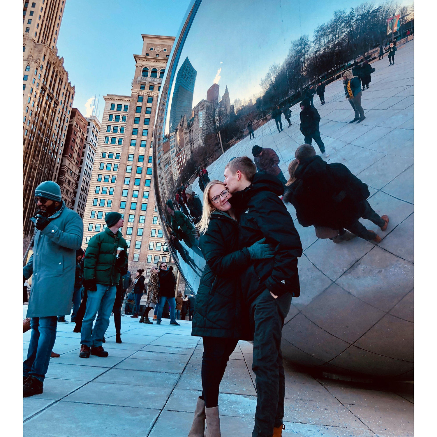 2017 - The Bean! (It was freezing this day)