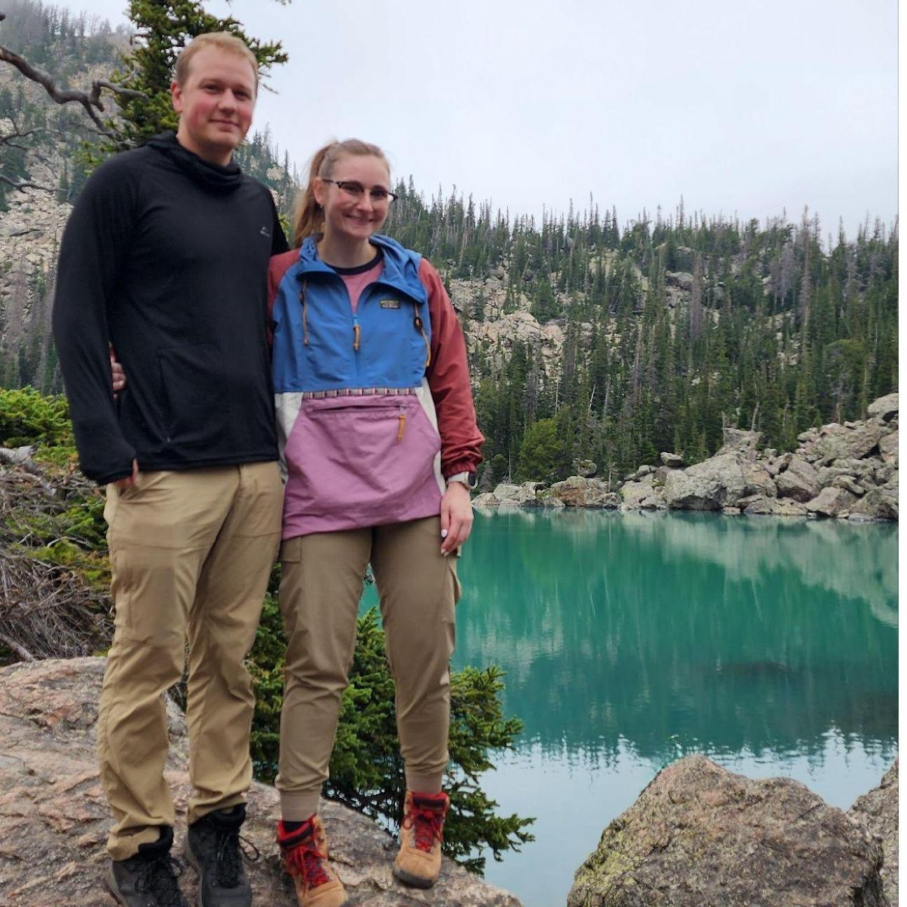 We almost always unintentionally match our pants when we go hiking