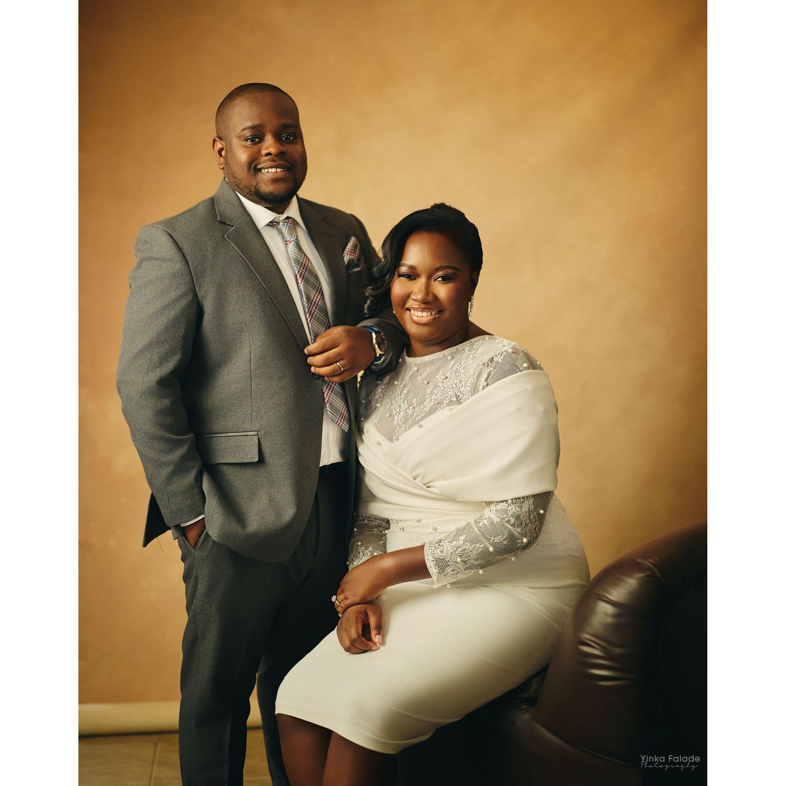 Our Court wedding potrait