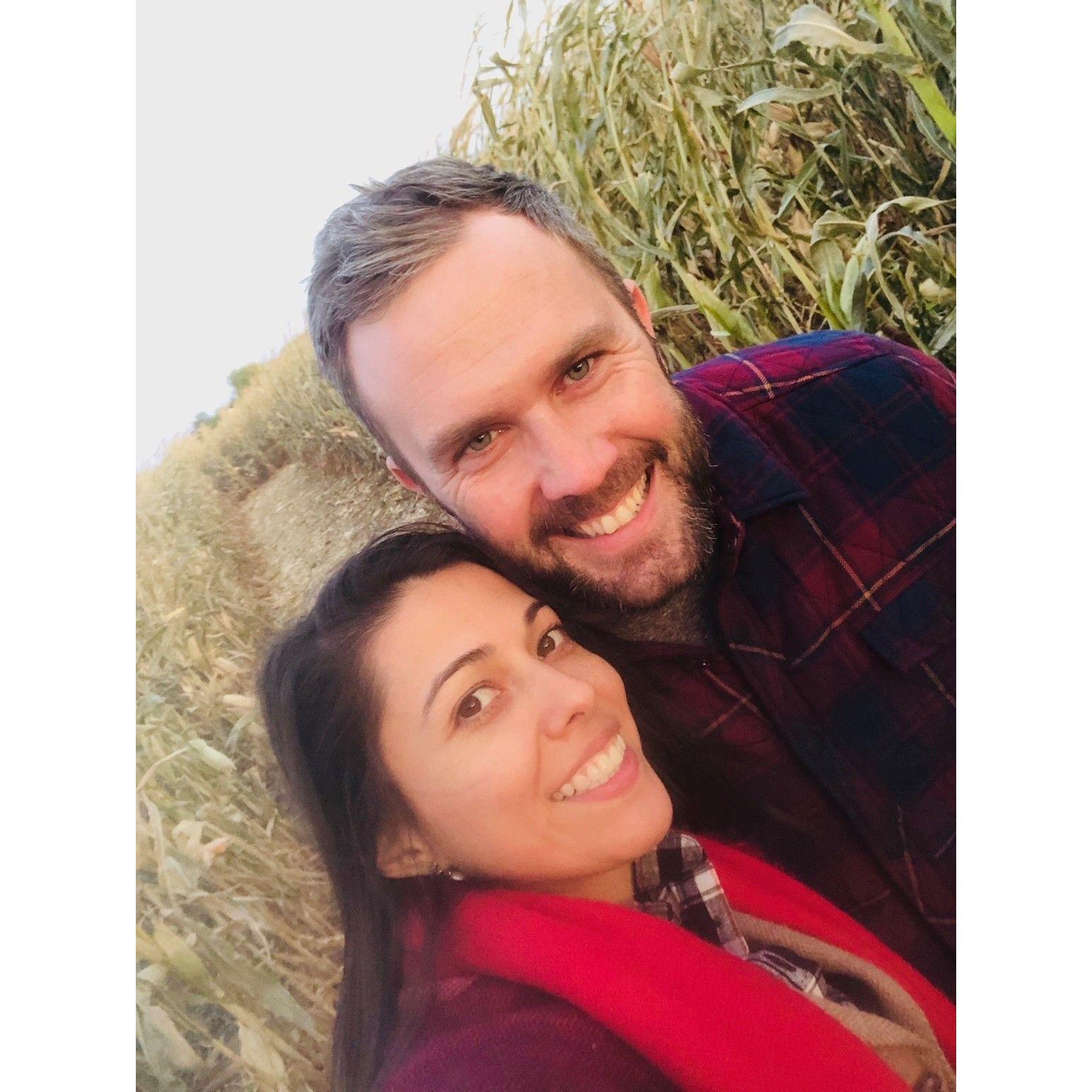 We got lost in the corn maze.