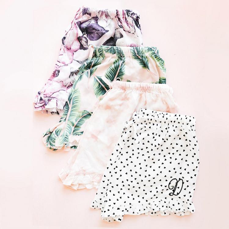 Event Blossom, Tie Dye Monogram Sleep Shorts | Zola