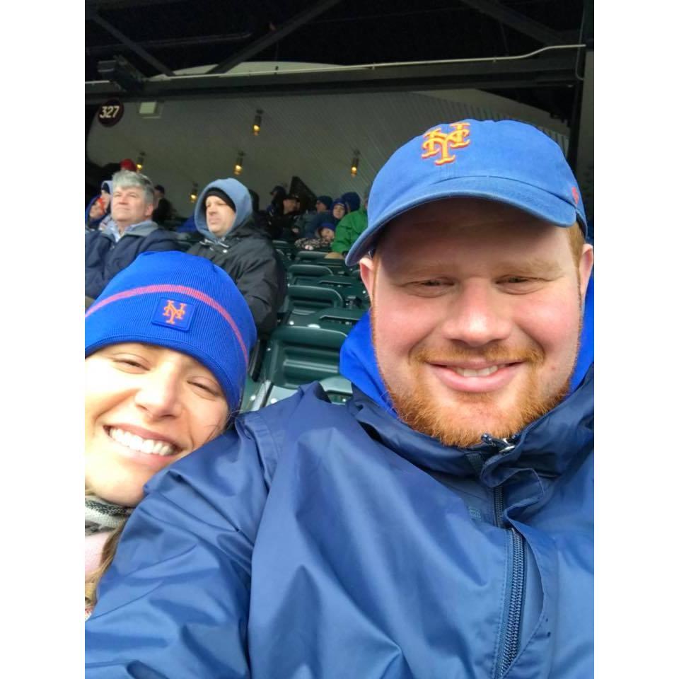 A very cold Mets game at Citi Field.