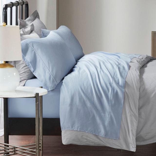 Madison Park 1500-Thread-Count Cotton Rich King Sheet Set in Blue (Set of 4)