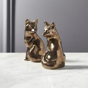 Foxy Bronze Salt And Pepper Shaker Set