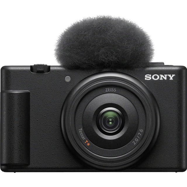 Sony (Refurbished) ZV-1F Vlog Camera for Content Creators and Vloggers (Black) (Renewed)