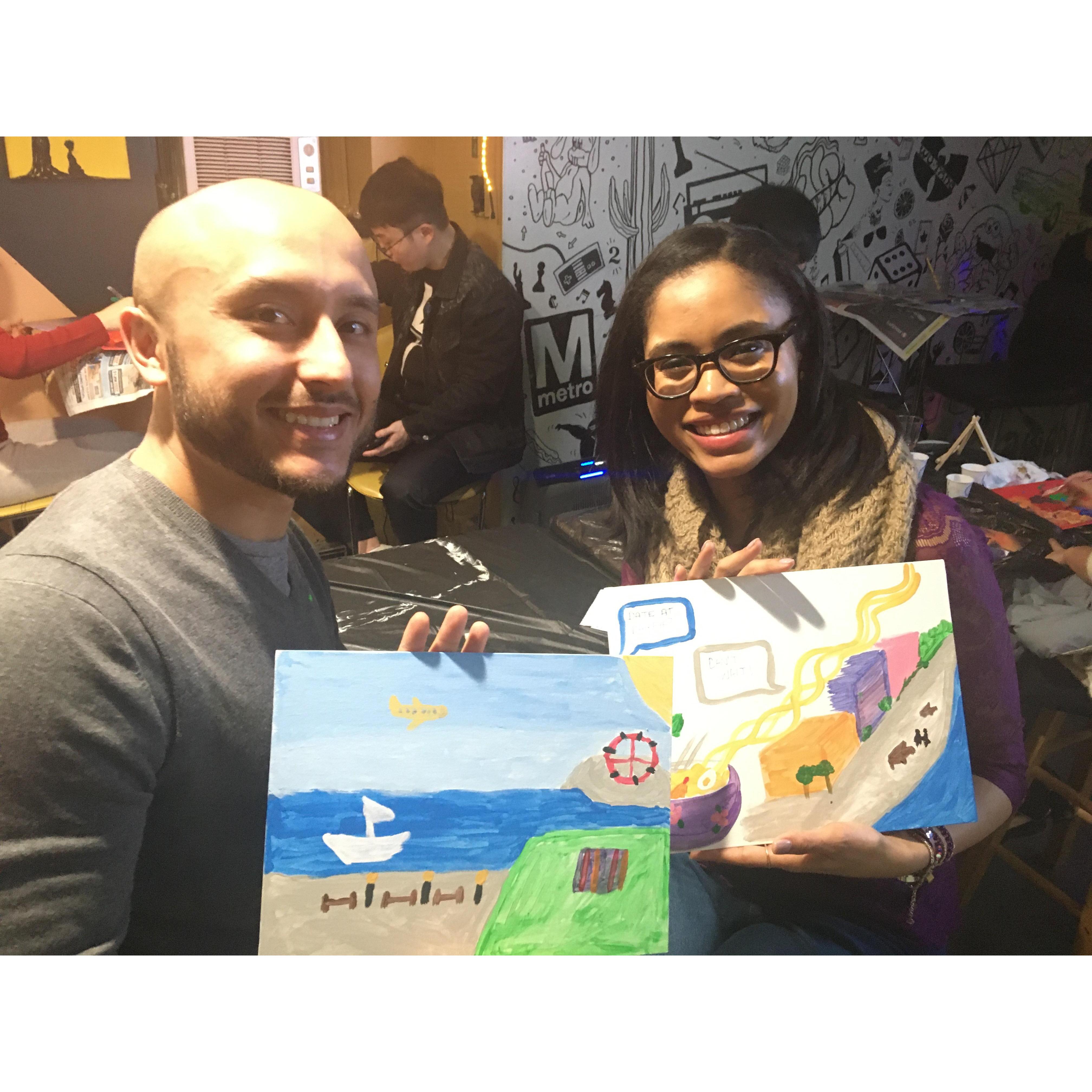 Our first Valentine's Date was memorable.....ask us for the story.