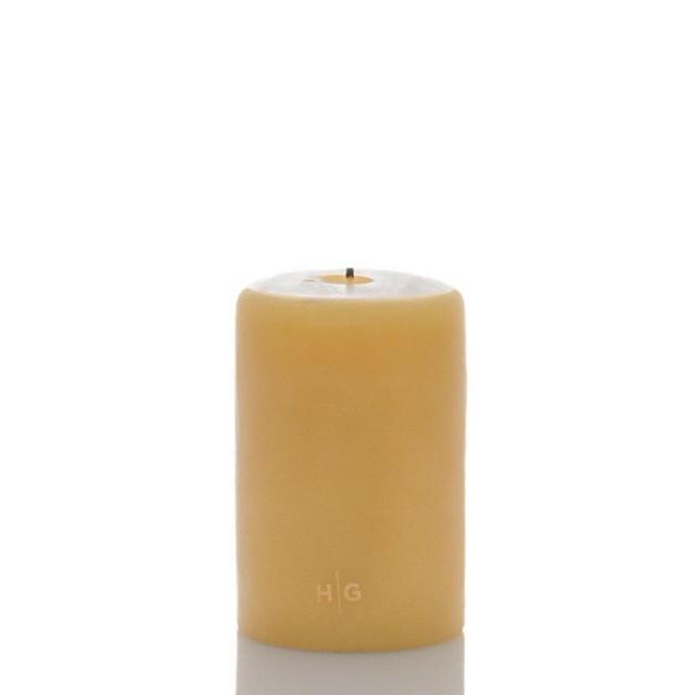 Amber Pillar Candle