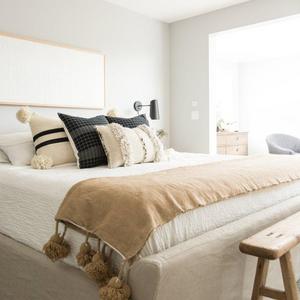 Wool Moroccan Pom Pom Blanket