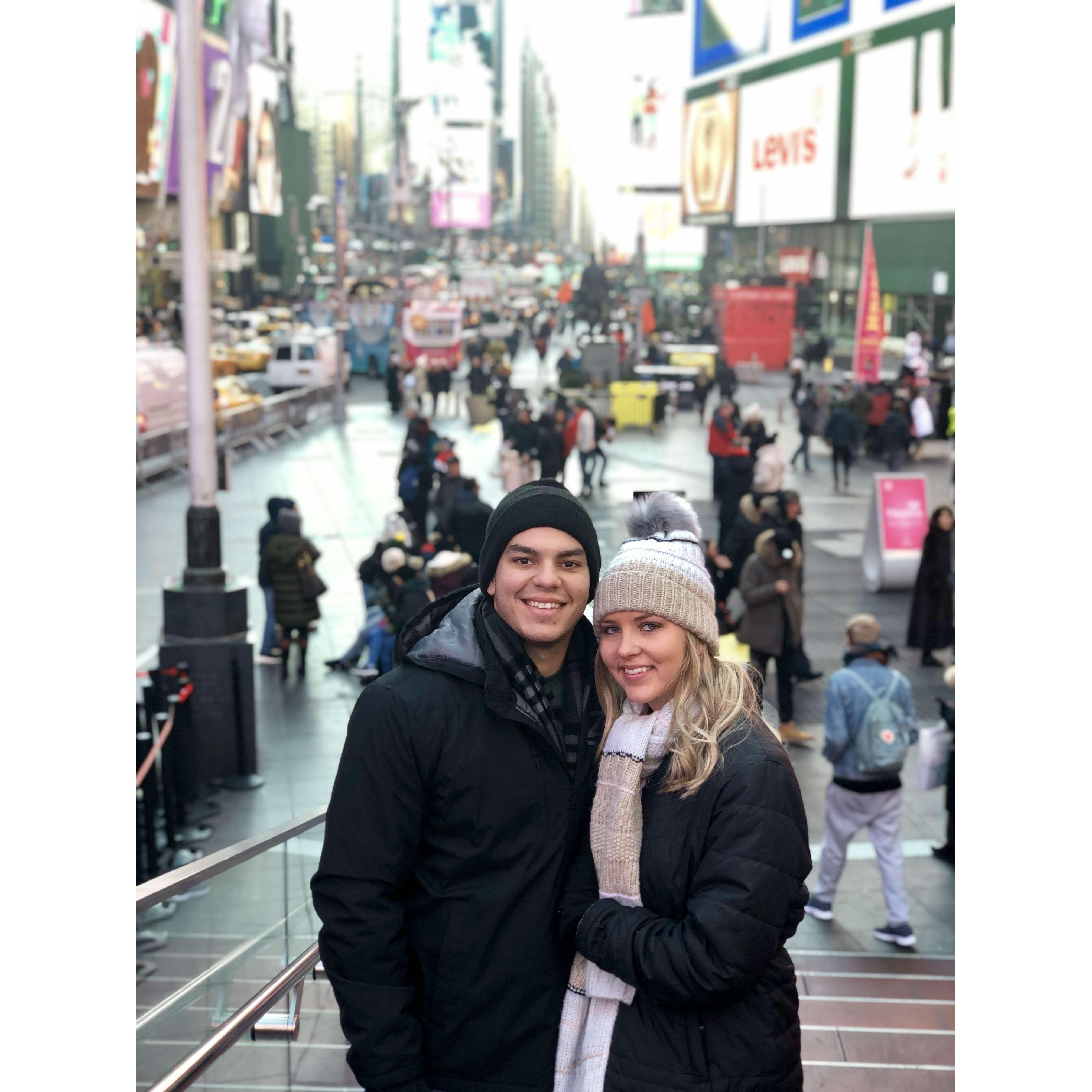 Christmas in New York! Our first vacation together