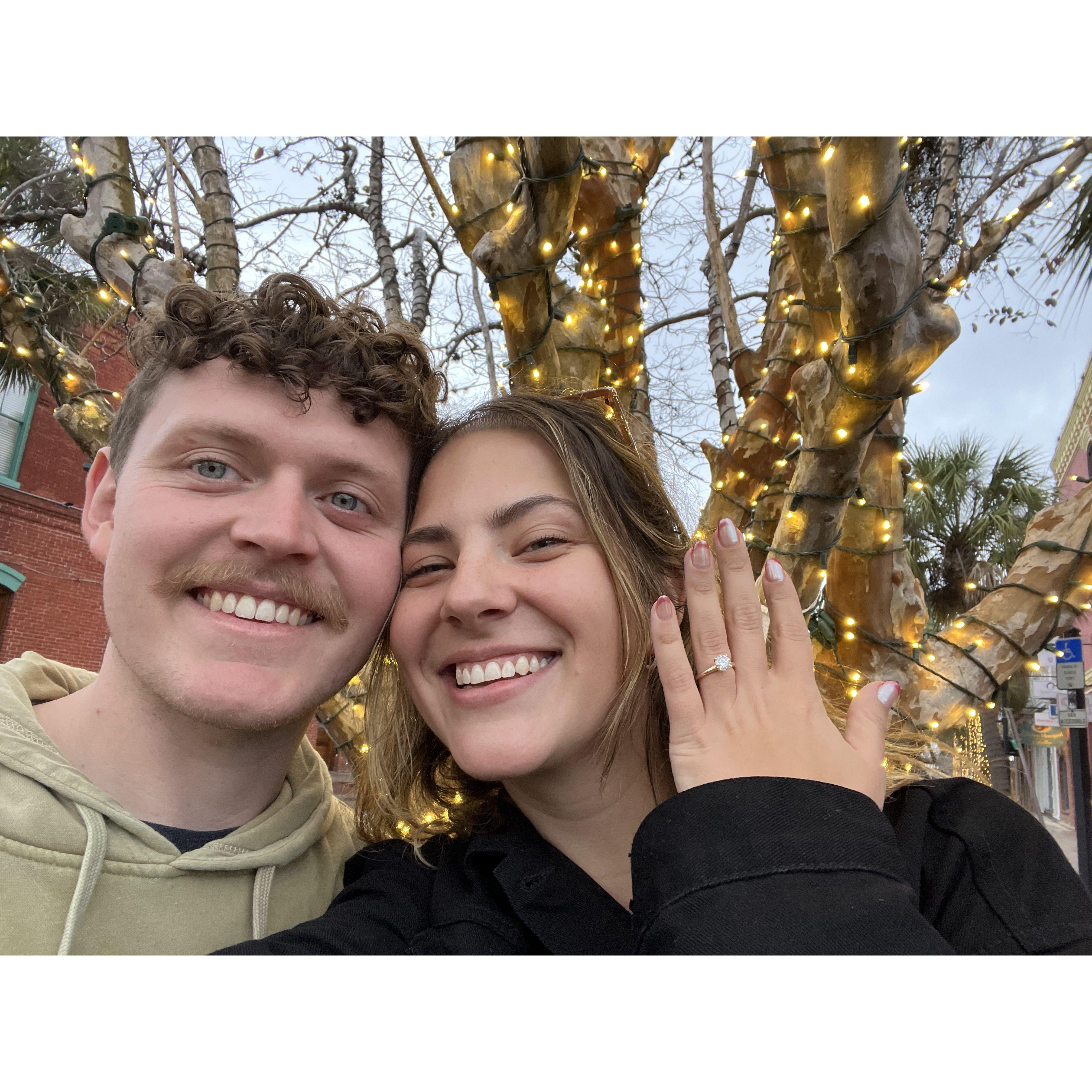 Snapped shortly after Rayne and Austin's engagement in Fernandina Florida. Austin proposed on the dock on the most perfect rainy Florida day.