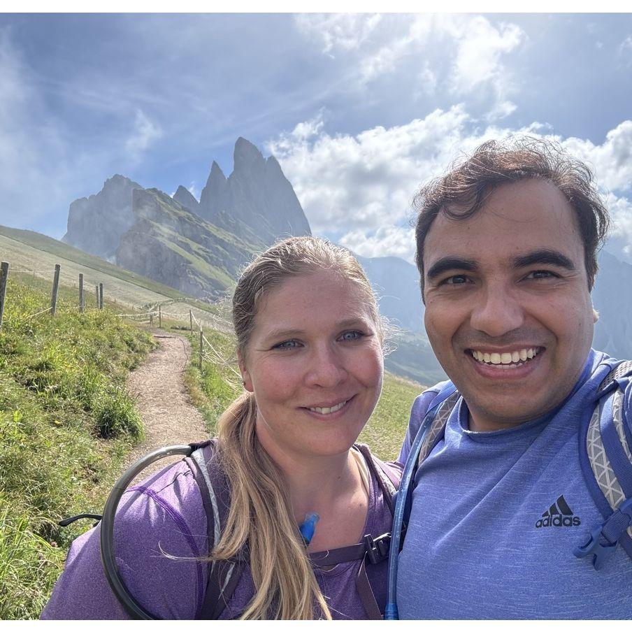 Our first international trip together to the Italian Dolomites!