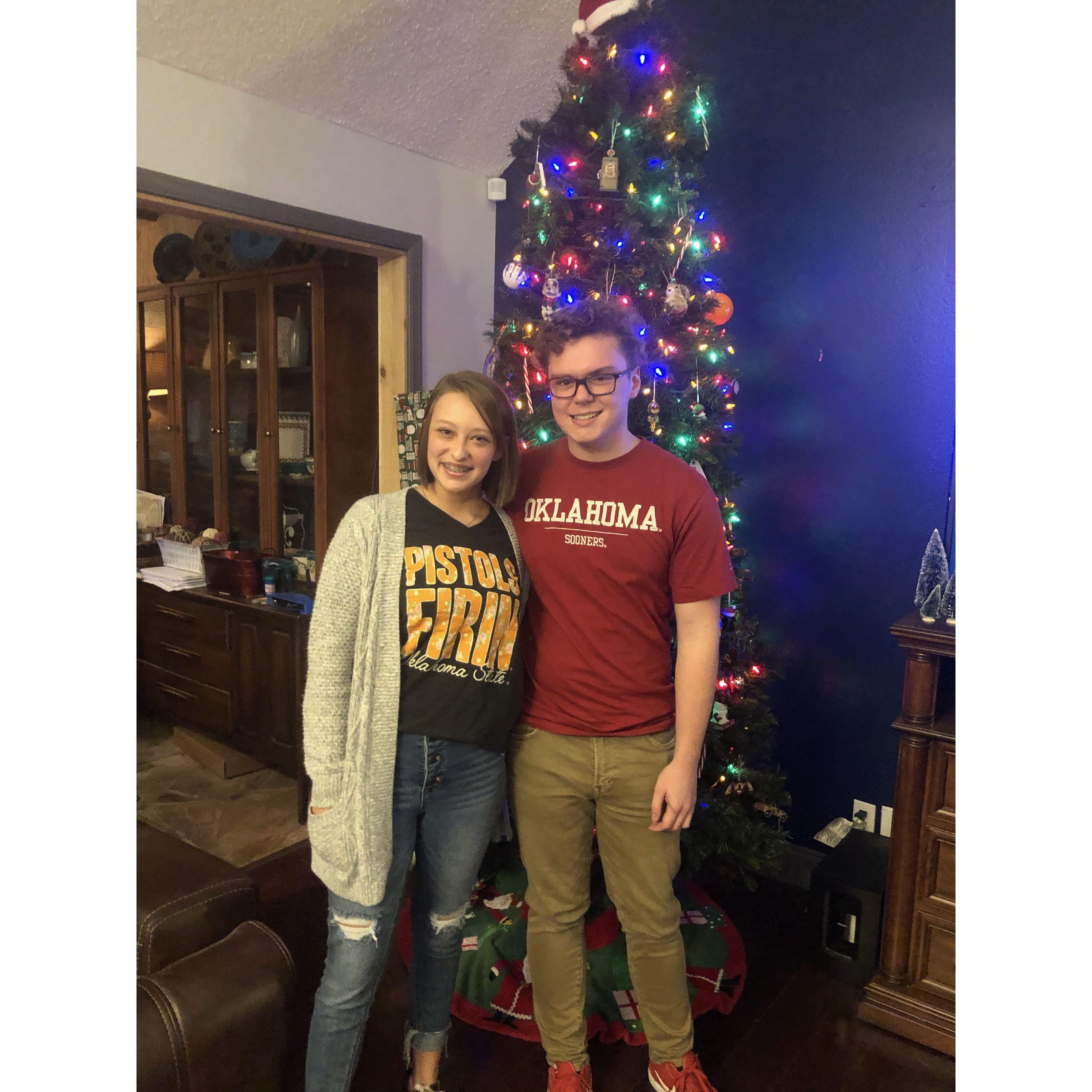 This is the very first picture of us. Bravely, we watched Bedlam together. (Nov 2020)