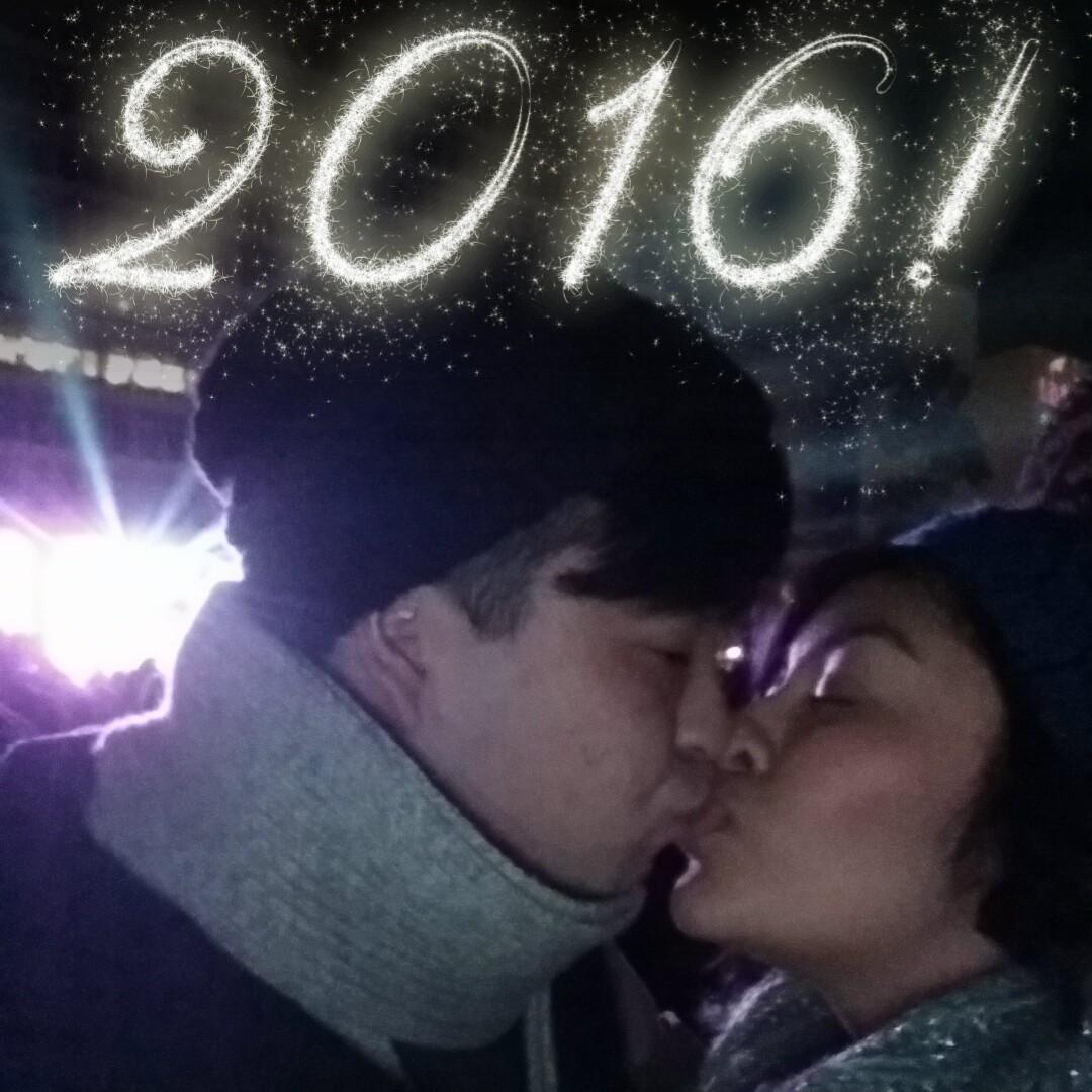 Ringing in the New Year at Grand Park LA. 2016