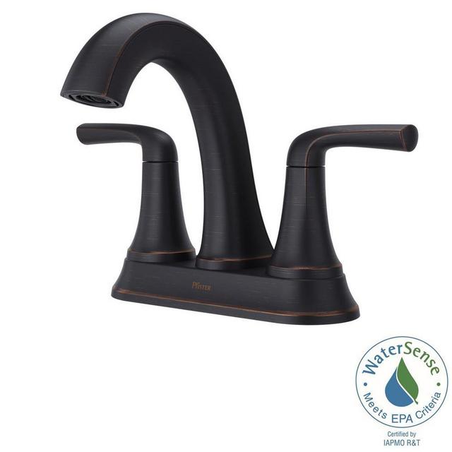Ladera 4 in. Centerset 2-Handle Bathroom Faucet in Tuscan Bronze