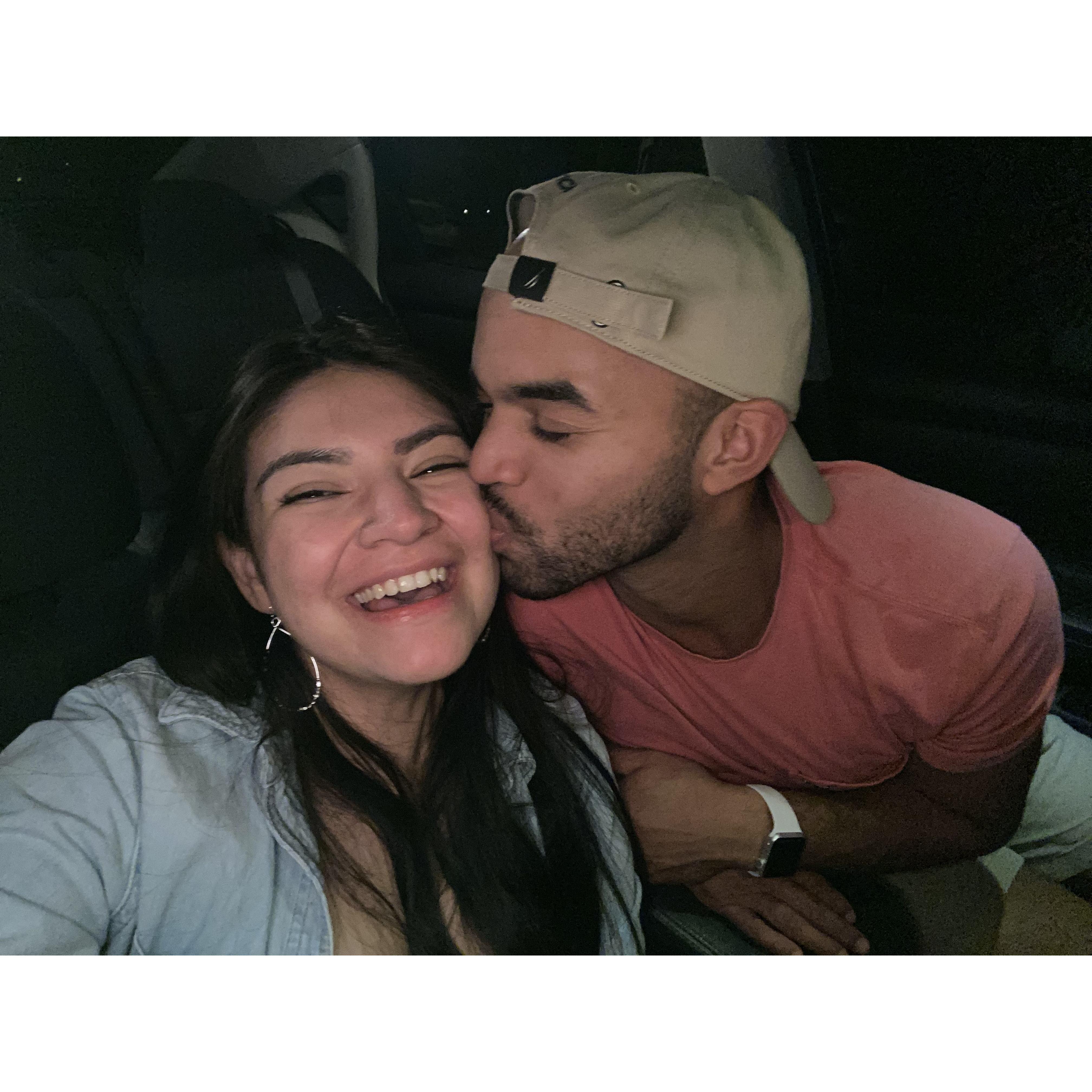 Our first picture together