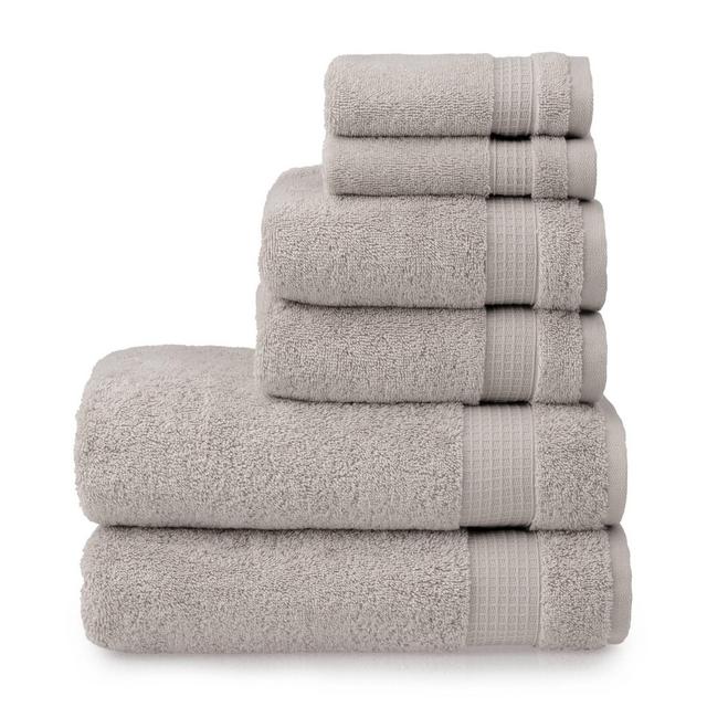 6pc Solid Bath Towels And Washcloths Ivory - Yorkshire Home : Target