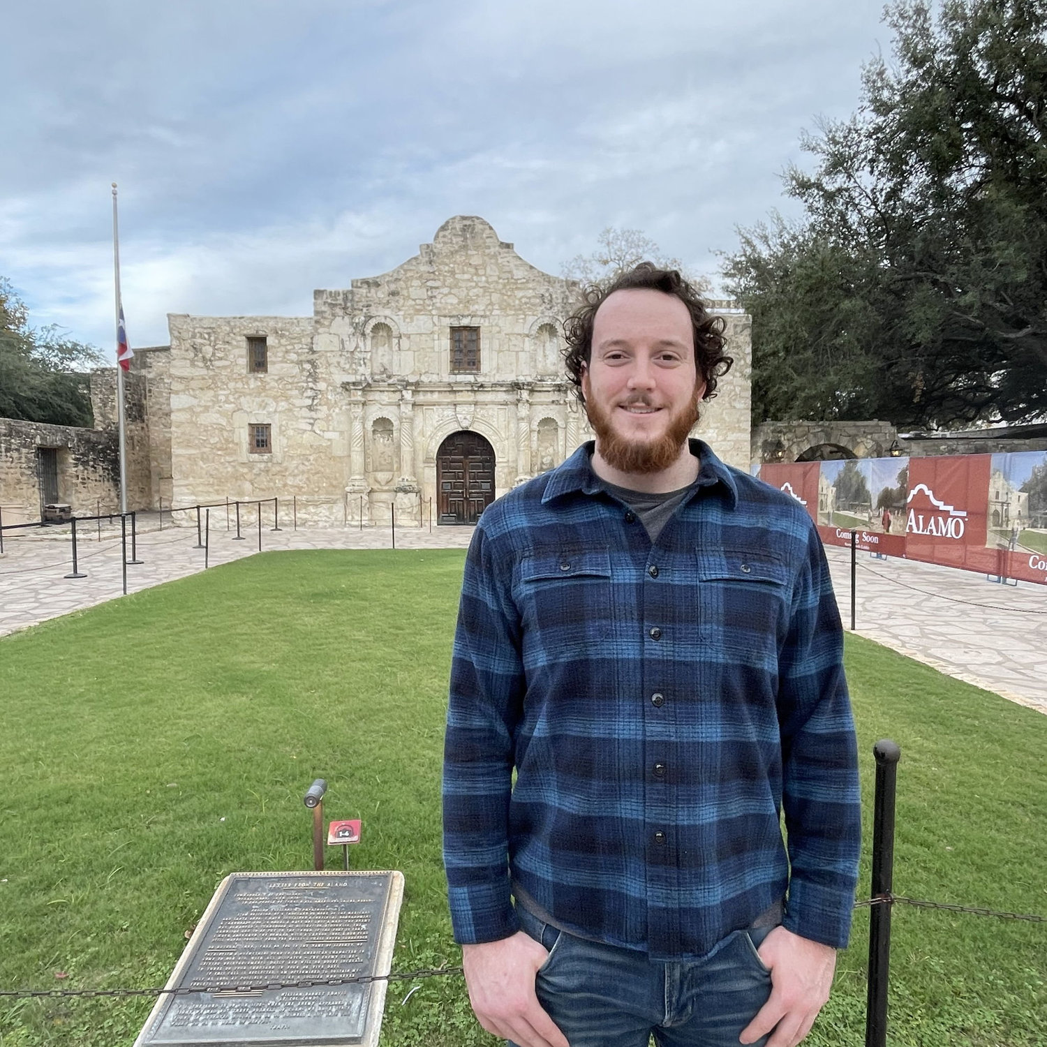 Griff's dream growing up was to go to the Alamo. He will never forget!