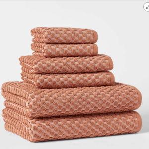 6pc Performance Plus Textured Dot Bath Towel Set - Threshold™